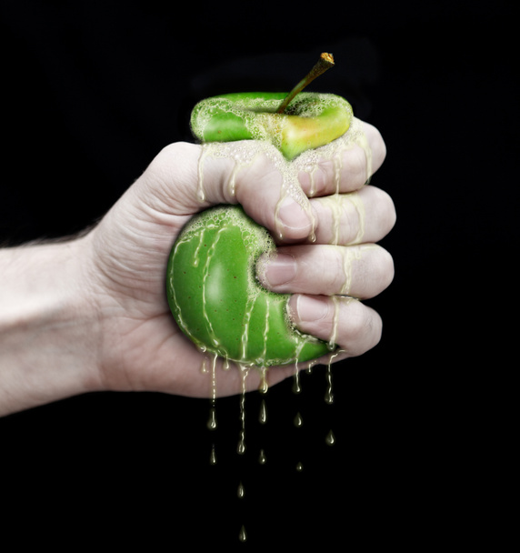 Рука і яблуко
 - Фото, зображення