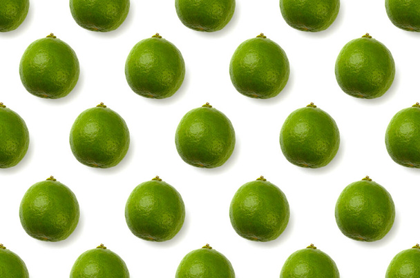 lime with shadow on a white background 2 - Photo, Image
