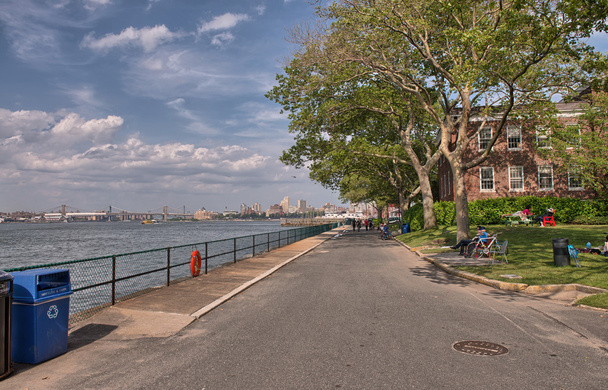 Kuvernöörin saari merinäköala kesällä - New York
 - Valokuva, kuva