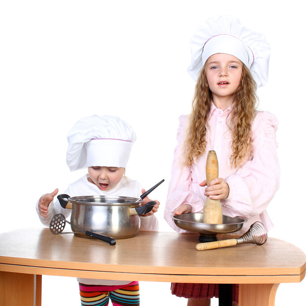 Cute little cooks - Foto, imagen
