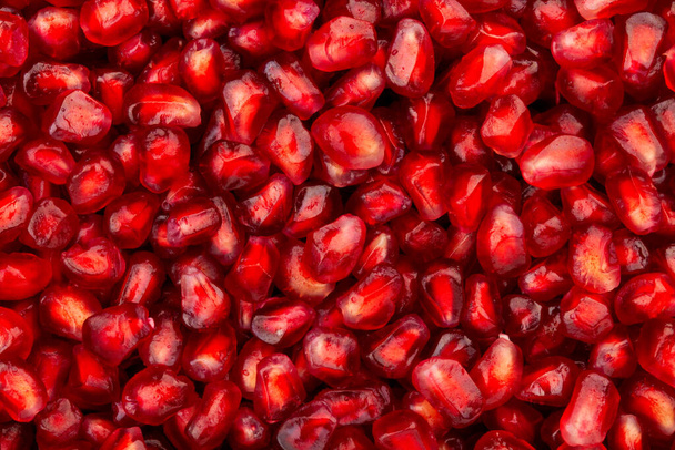 pomegranate seeds background texture pattern - Foto, afbeelding
