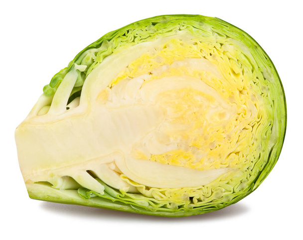 sliced brussels sprouts path isolated - Φωτογραφία, εικόνα