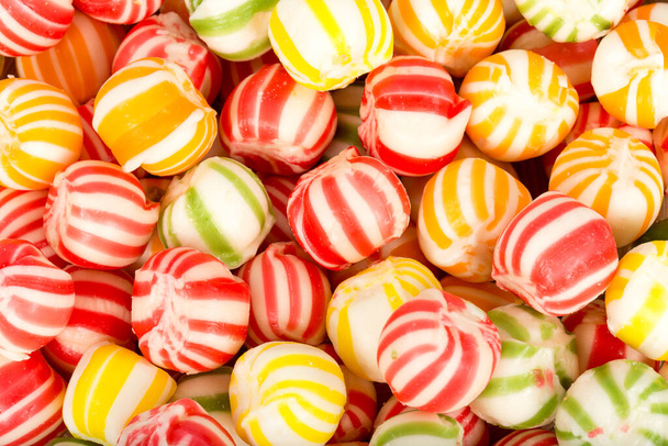 colorful candies background. top view. - Photo, Image