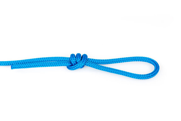 Мотузка ізольована на білому тлі
 - Фото, зображення