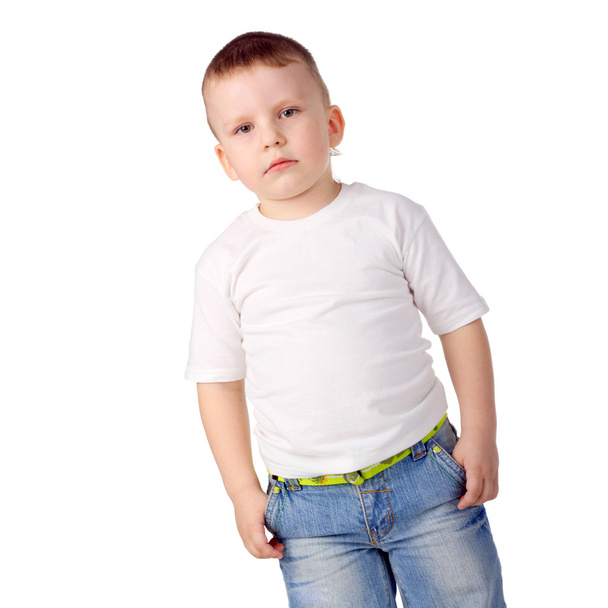 Little boy in jeans - Photo, Image
