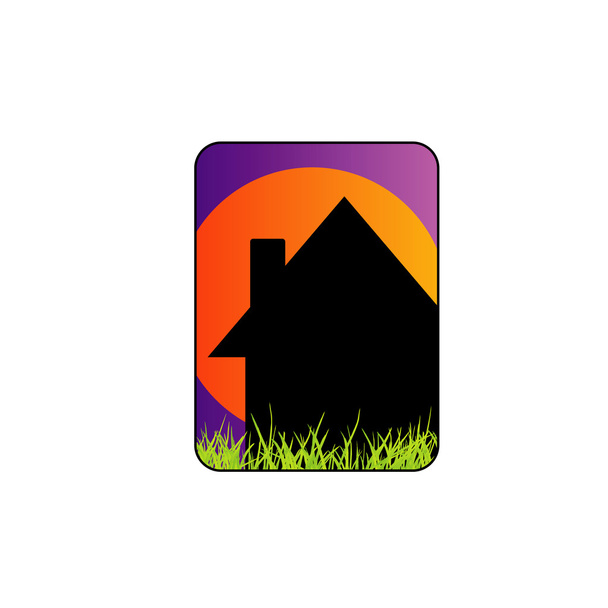 Logo do renowacji domu - Wektor, obraz