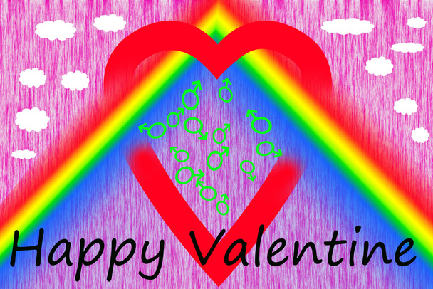 Happy Valentine for all pairs - Photo, Image