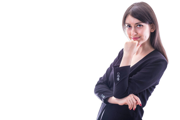 Confident businesswoman on isolated background - Photo, image