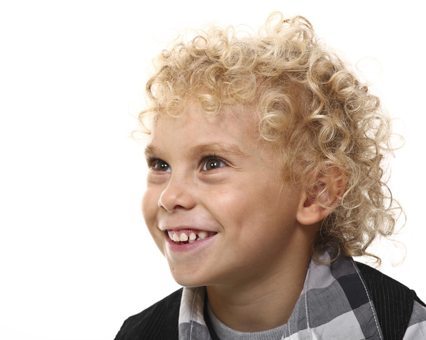 Portrait of young blond boy - Photo, Image