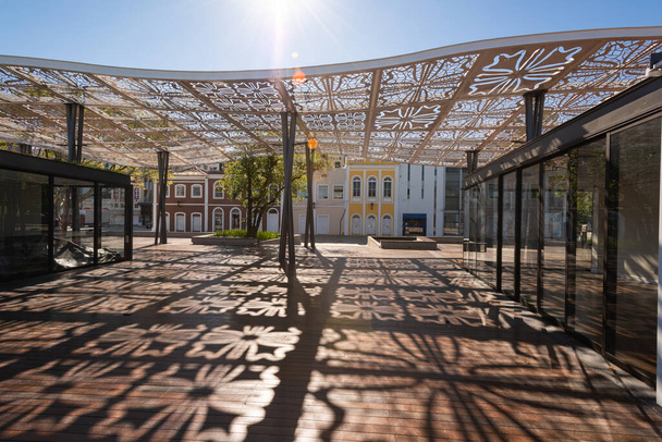 nueva plaza de aduanas en Florianopolis, renovada y conservada
. - Foto, Imagen