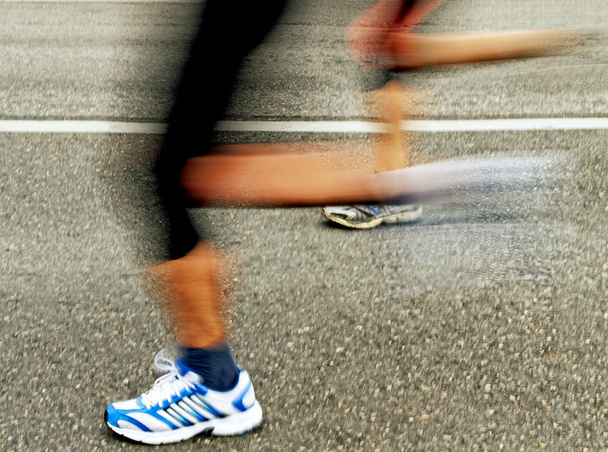 Running people. - Foto, afbeelding