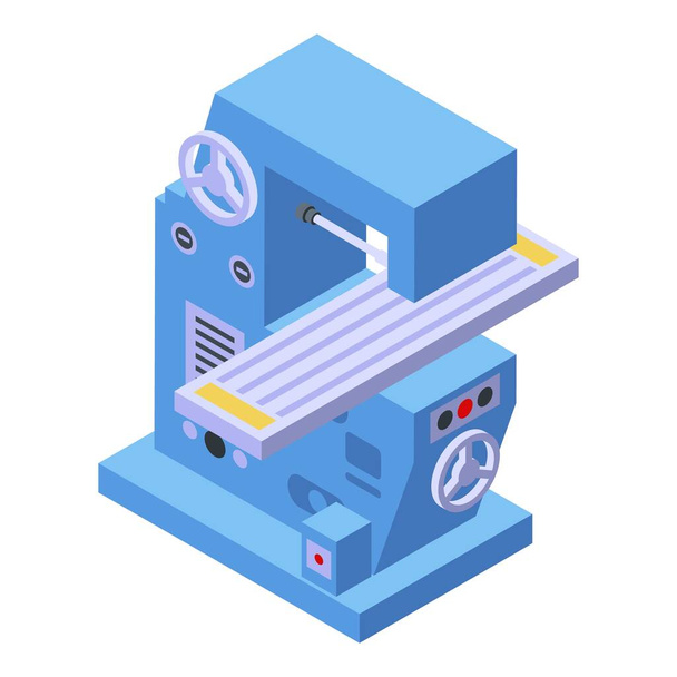 Electric milling machine icon, isometric style - Διάνυσμα, εικόνα
