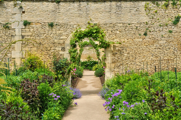 Francie, canon zámecké zahrady v normandie - Fotografie, Obrázek
