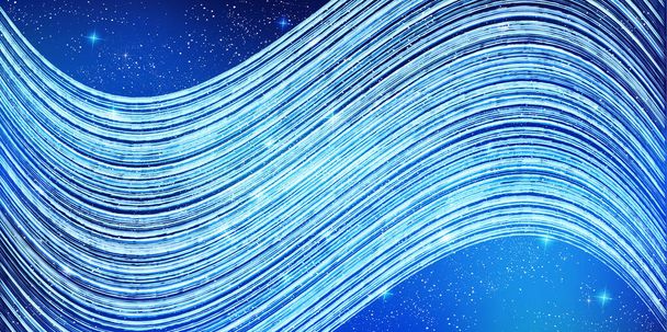 φόντο υδατογραφίας Tanabata Milky Way - Διάνυσμα, εικόνα