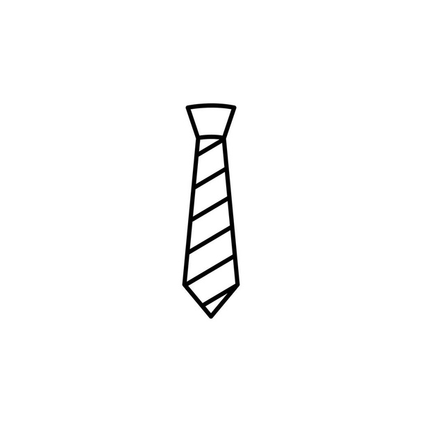 tie line icon. Signs and symbols can be used for web, logo, mobile app, UI, UX on white background - Διάνυσμα, εικόνα