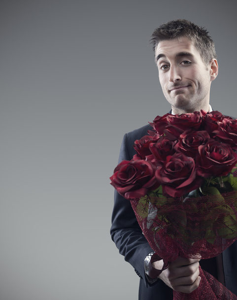 Suitor and Roses - Foto, afbeelding