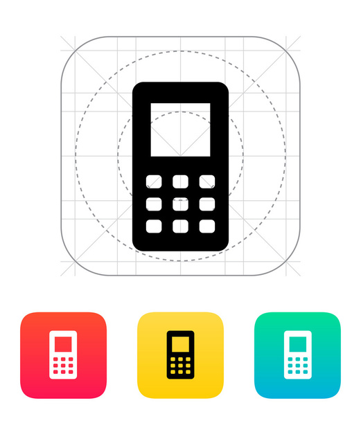 Mobile phone screen icon. - Vecteur, image