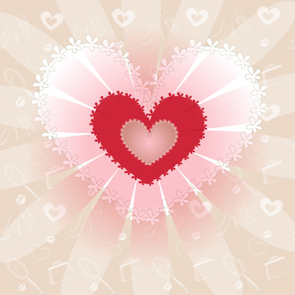 Valentine's day background - Vector, Imagen
