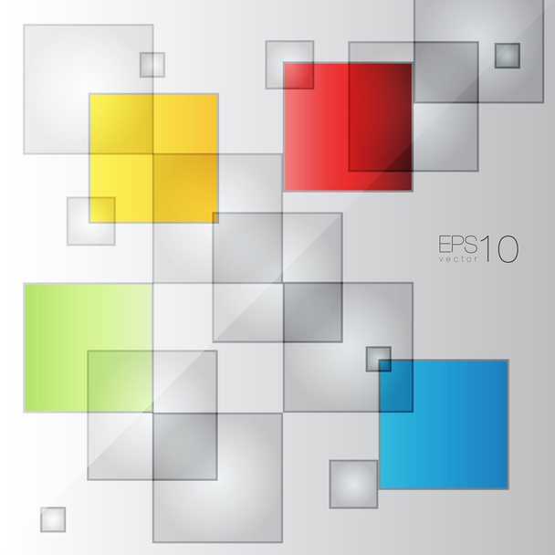 Abstract Squares Vector Background - Vektor, Bild