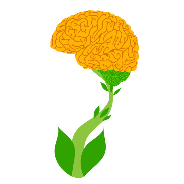 Brain Tree - Vector, Image