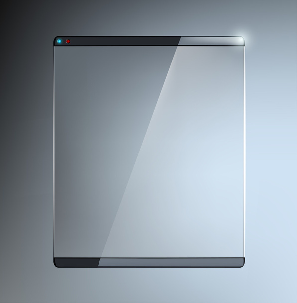 transparent touch screen - Vektor, Bild