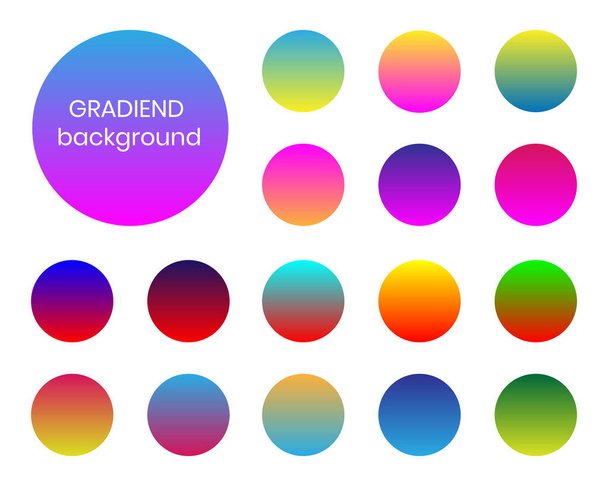 Gradient duotone theme color transitions vector template colorful bright tone colorful background for graphic display design. - Vector, Image
