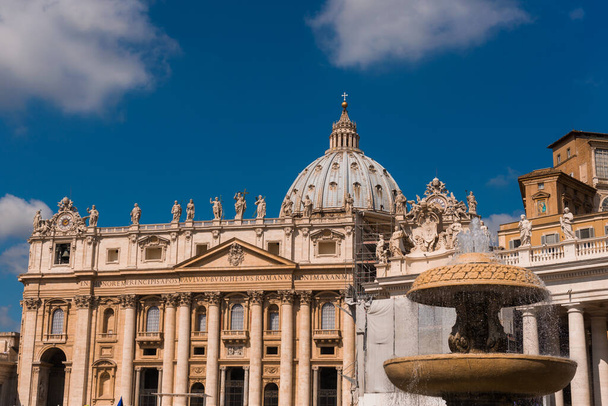 Dome of the Church of St. Peter's Square Vatican City - Foto, Imagem