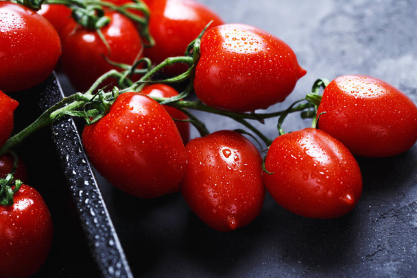 fresh tomatoes for cooking italian food - Fotoğraf, Görsel