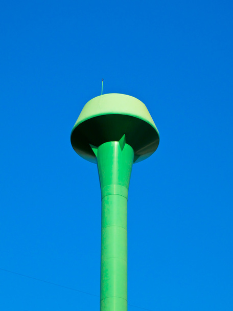 Green water tank - Foto, Imagen