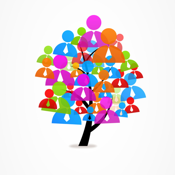 Logo business abstract tree - Vektor, obrázek