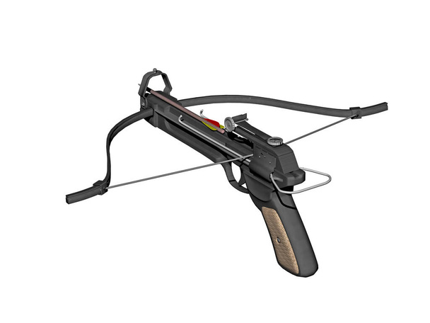 tense crossbow with bolts - Photo, Image