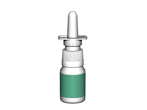 Aerozol do nosa w plastikowej butelce - Zdjęcie, obraz