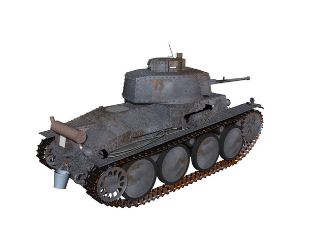 heavy steel tank with turret - Photo, Image