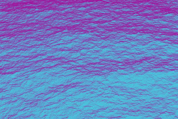 rétroonde ultraviolet mer violet et bleu demi-ton fond texturé - Photo, image