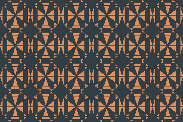 Seamless, abstract background pattern made with triangle shapes. Decorative, geometric vector art. - Вектор, зображення