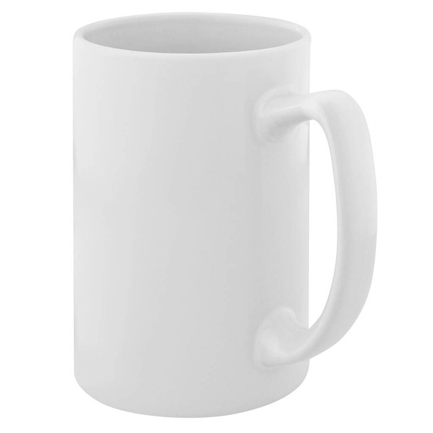 white ceramic mug isolated on a white background - Photo, Image