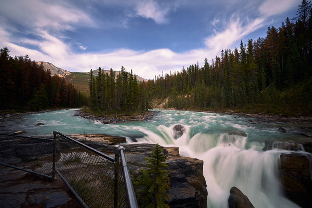 Sunwapta falls in the Canadia Rockies - Photo, Image