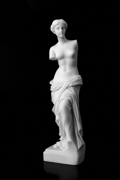 de venus van milo is een marmeren standbeeld van de Hellenistische tijdperk. - Foto, afbeelding