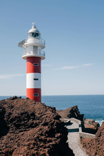 Aerial View of Lighthouse on Tenerife island - Foto, imagen