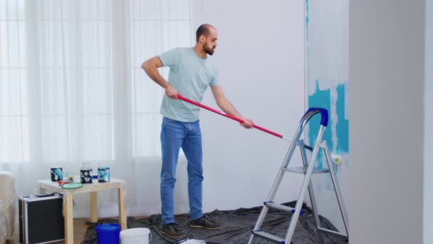 Handyman casa de renovación - Metraje, vídeo