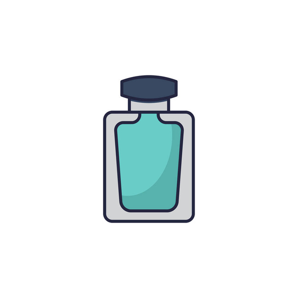 Symbole d'icône vectorielle de parfum isolé sur fond blanc - Vecteur, image