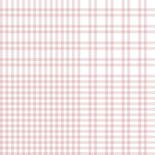 Pink Glen Plaid texturovaný bezešvý vzor vhodný pro módní textil a grafiku - Vektor, obrázek