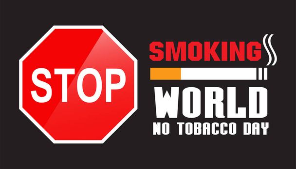 no tobacco day , no smoking,vector design. - Vektori, kuva