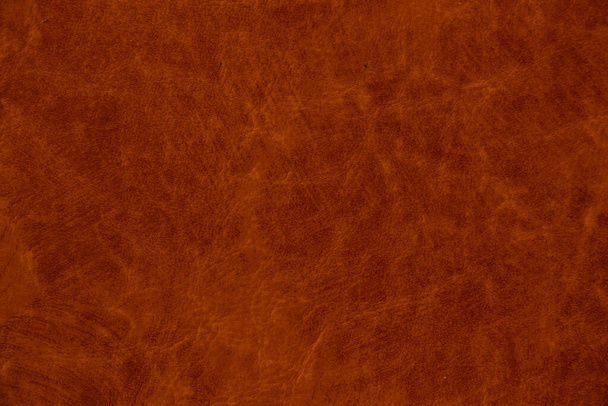 dark red genuine leather as a close up background - Photo, Image