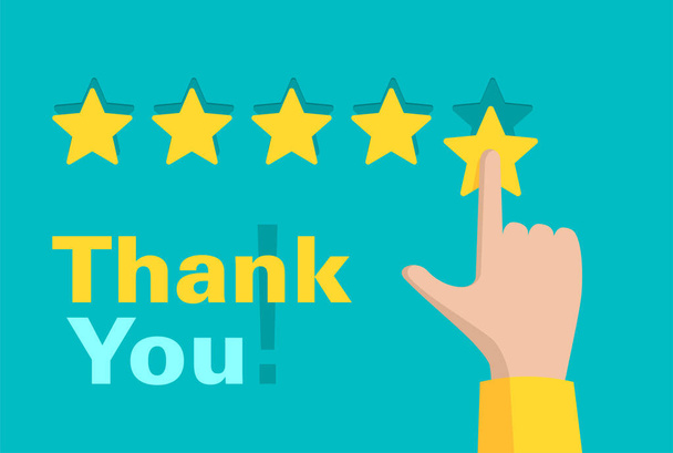 Thank You for 5 stars rated feedback  - Vector, Image