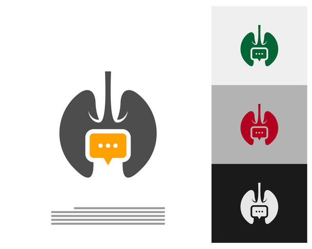 Lungen Consult Logo Template Design Vektor, Emblem, Designkonzept, Kreatives Symbol, Symbol - Vektor, Bild