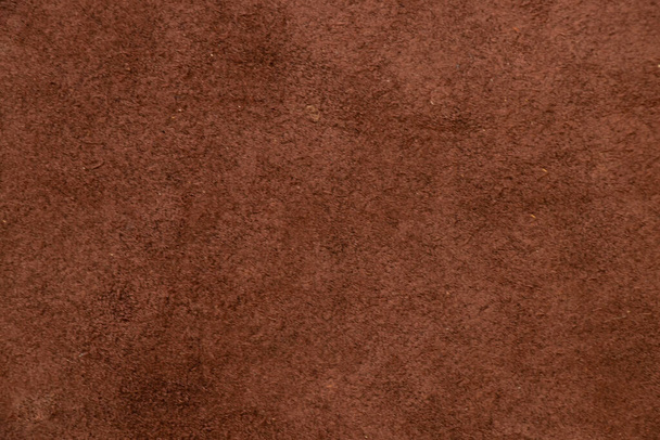 dark brown natural suede as a background close up - Photo, Image