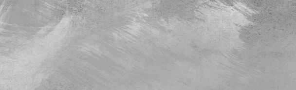 Panoramic texture of realistic gray concrete - Vector illustration - Vector, Image