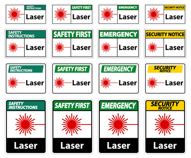 Laser Symbool Sign Symbool Sign Isoleren op transparante achtergrond, Vector Illustratie  - Vector, afbeelding