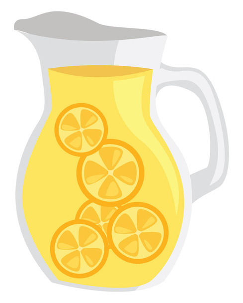 Zumo de limonada, ilustración, vector sobre fondo blanco
 - Vector, Imagen